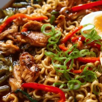 Chicken Vegetable Ramen Noodles