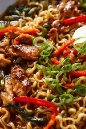 Chicken Vegetable Ramen Noodles
