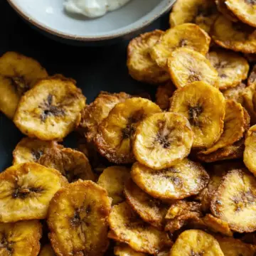 Baked Plantain Chips