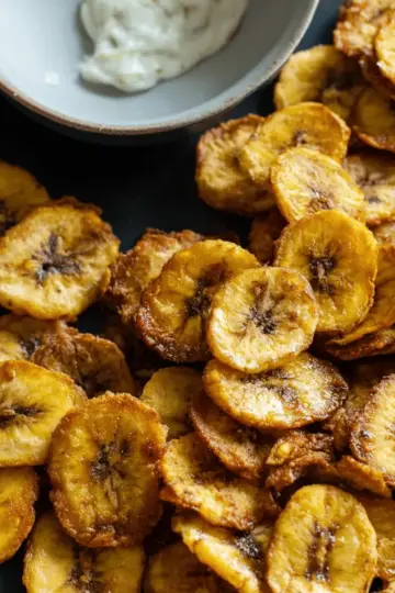 Baked Plantain Chips