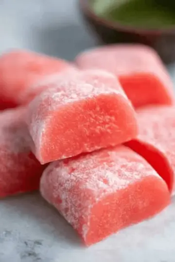 Watermelon Mochi