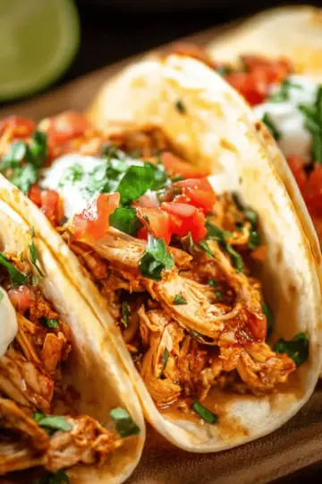 Shredded Chicken Tacos