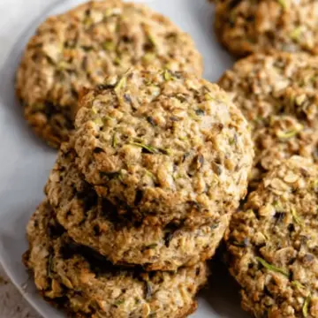 Healthy Zucchini Oatmeal Cookies