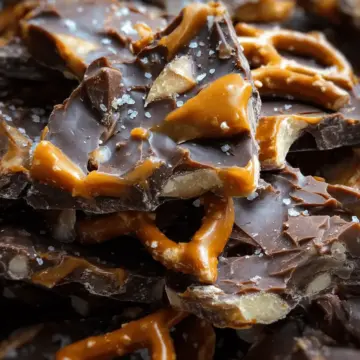 Salted Caramel Pretzel Bark