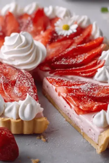 Whipped Strawberry Tart