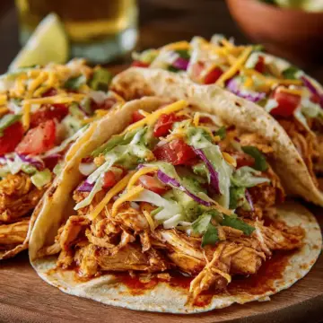 Slow Cooker Chicken Tacos