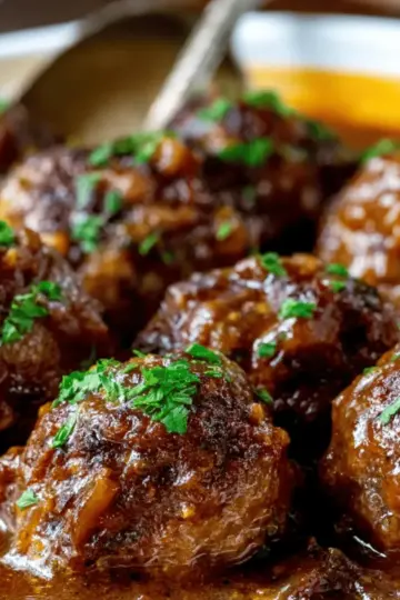 Salisbury Steak Meatballs
