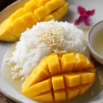 Thai Mango Sweet Sticky Rice