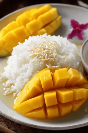 Thai Mango Sweet Sticky Rice
