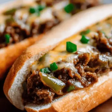 Cheesy Hot Beef Sandwich Recipe