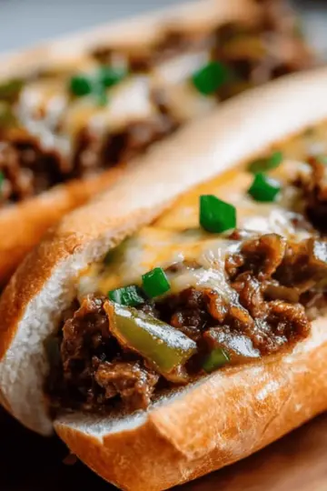 Cheesy Hot Beef Sandwich Recipe