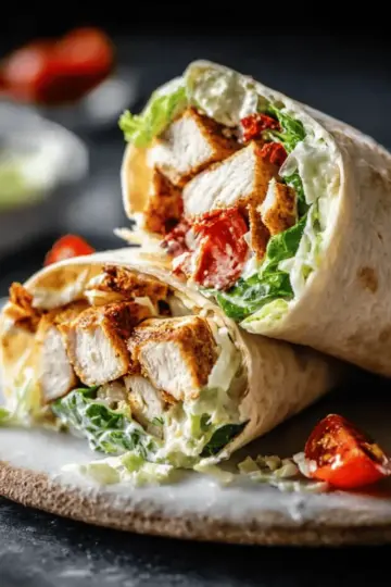 Chicken Caesar Wraps