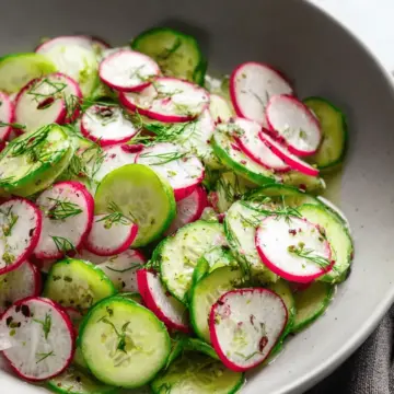 Cucumber Radish Salad
