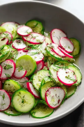 Cucumber Radish Salad