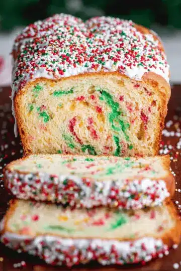 Christmas Sprinkle Buttermilk Bread