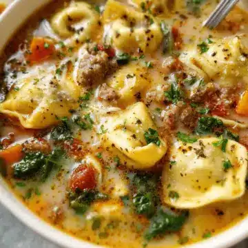 Sausage Tortellini Soup