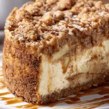 Apple Crumble Cheesecake