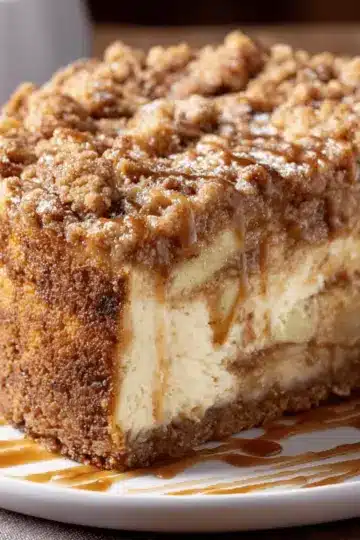 Apple Crumble Cheesecake