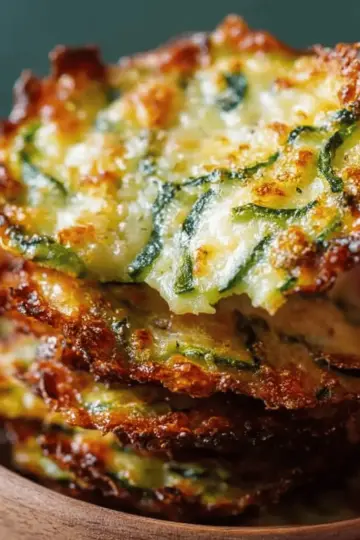 Zucchini Cheese Crisps