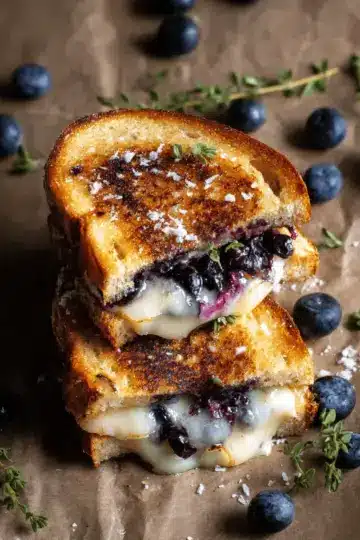 Blueberry White Cheddar Grilled Cheese