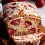 Glazed Strawberry Bread