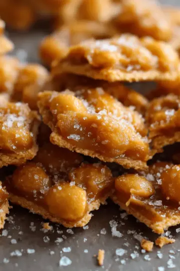 Salted Caramel Cracker Bites