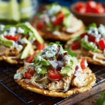 Easy Chicken Tostadas