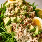 No-Mayo, High-Protein Tuna Salad with Greek Yogurt & Avocado
