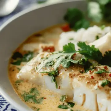 Baked Coconut Curry Cod Recipe
