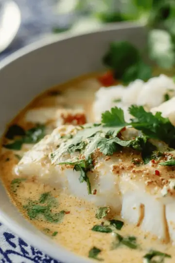 Baked Coconut Curry Cod Recipe