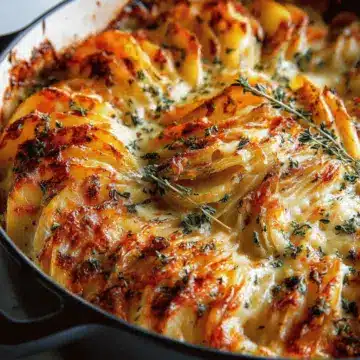 Cheese and Herb Potato Gratin