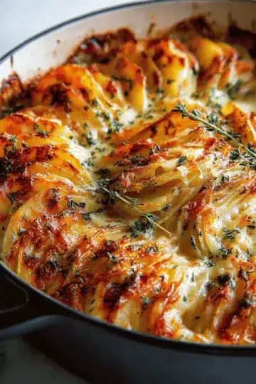 Cheese and Herb Potato Gratin