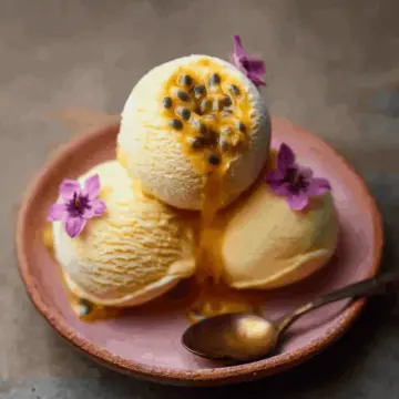 Passion Fruit Ice Cream