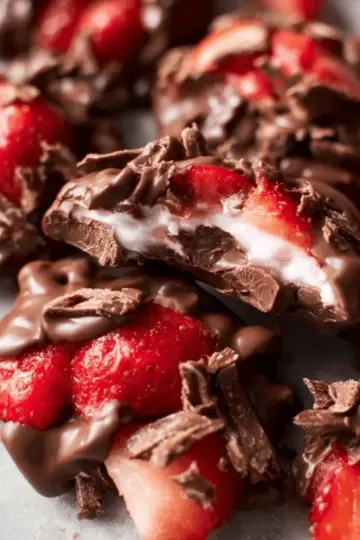 Chocolate Strawberry Yogurt Clusters (Viral Recipe!)