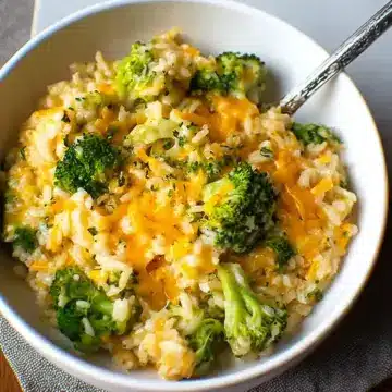 The 4-Ingredient Cheesy Broccoli Rice I’ve Been Making Since College