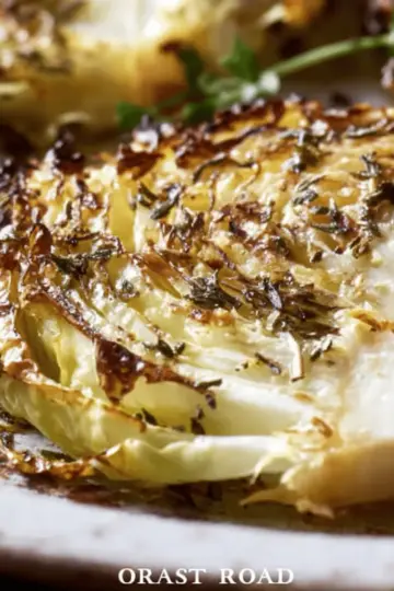 Oven Roasted or Grilled Garlic Cabbage Steaks
