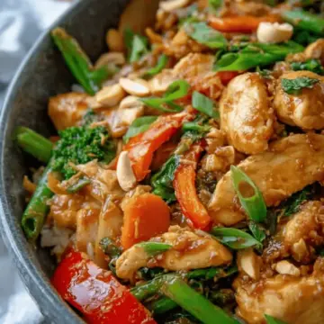 Thai Peanut Chicken Stir Fry