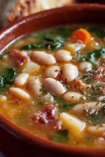 Cuban White Bean Soup (Caldo Gallego)