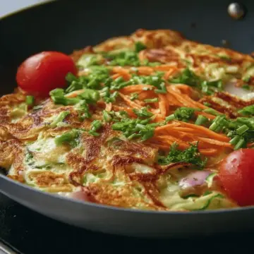 Vegetable pancake