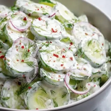 Creamy Cucumber Salad