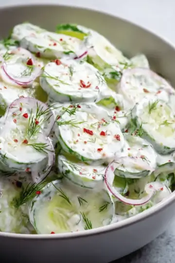 Creamy Cucumber Salad