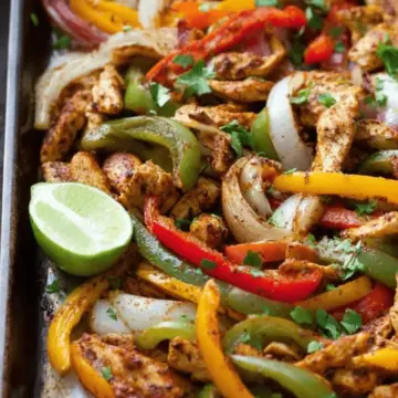 Sheet Pan Chicken Fajitas