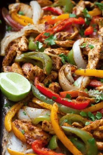 Sheet Pan Chicken Fajitas
