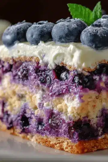 Nova Scotia Blueberry Cream Cake