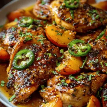 Jalapeno Peach Chicken