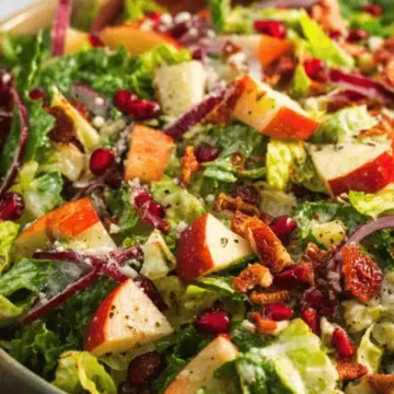 Chopped Autumn Salad with Apple Cider Dressing