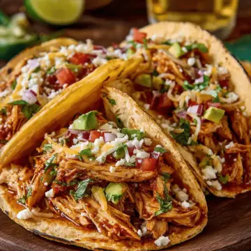 Slow Cooker Chicken Tacos
