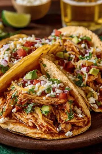 Slow Cooker Chicken Tacos