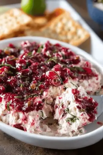 Cranberry-Jalapeno Cream Cheese Dip