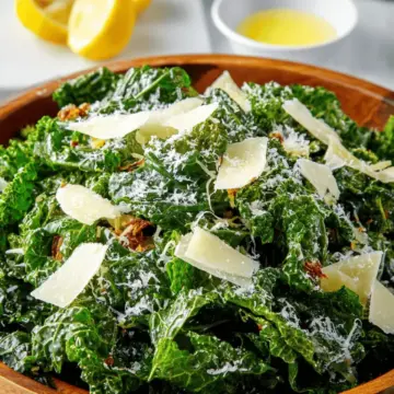 Lemon Parmesan Kale Salad